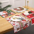 thumbnail image 5 of Christmas Table Mats Placemats Set Of 4 Winter Holiday Xmas Kitchen Mat Dining Place Mat,happy New Year Accessory, 5 of 5