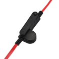 thumbnail image 4 of 5X 2 Pin Estilo de Fideos Auriculares ErgonóMicos Enchufe K Auricular Auriculares para Baofeng Uv5R Bf-888S Uv5R Rojo, 4 of 5
