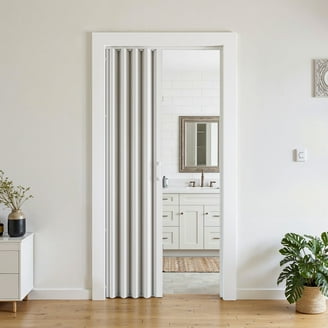 LTL EN3280HL Encore White Accordion Door, 24-36x80 Inches, Ideal