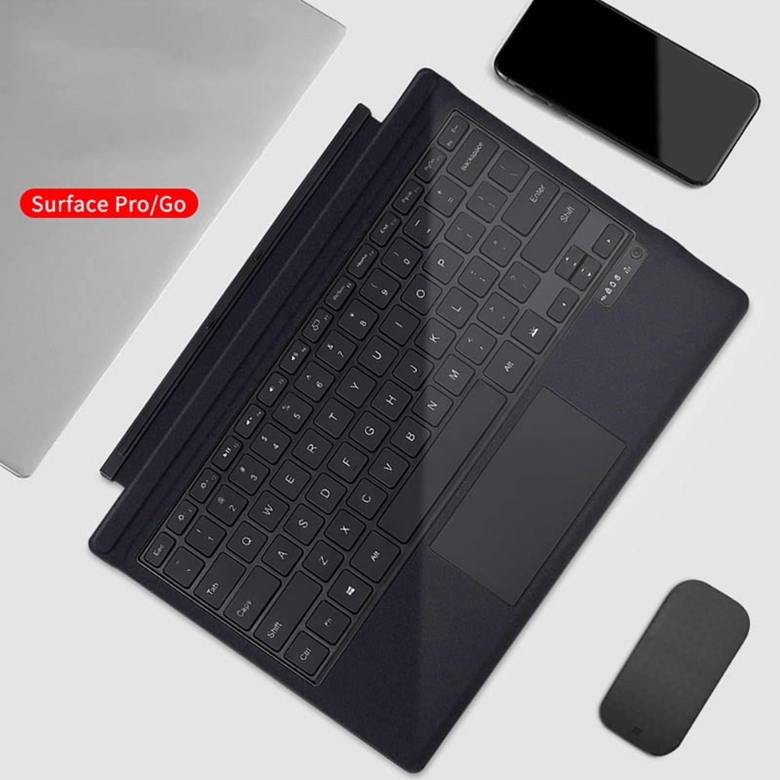 Backlight Bluetooth Keyboard For Microsoft Surface Pro 3 4 5 6 7 8 9 Pro X Go 1 2 3 Keyboard Backlit Trackpad Wireless