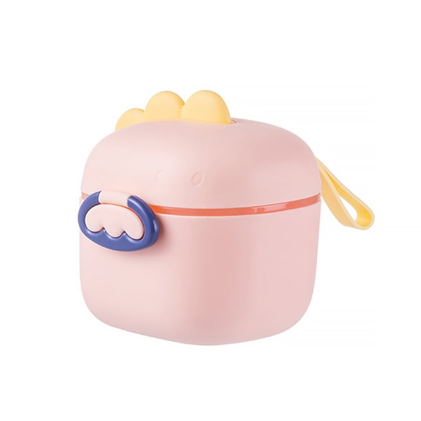 Contenedor de leche en polvo para bebés, caja de almacenamiento portátil de granos secos, suplemento de aperitivos para niños pequeños, dispensador sellado, viaje al aire libre, rosa, pequeño Inevent BA002041-03