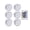 1 controller 6 Lamp, variant on 10 LEDs Light IP65 Waterproof RGB Underwater Light Vase Aquarium Decoration Lights For Pond Garden Swimming Pool ,Low Energy