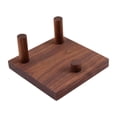 thumbnail image 2 of hengtong Display Easel, Wooden Base, Rock Display Stand, Small Decorative Artwork Display large, 2 of 8