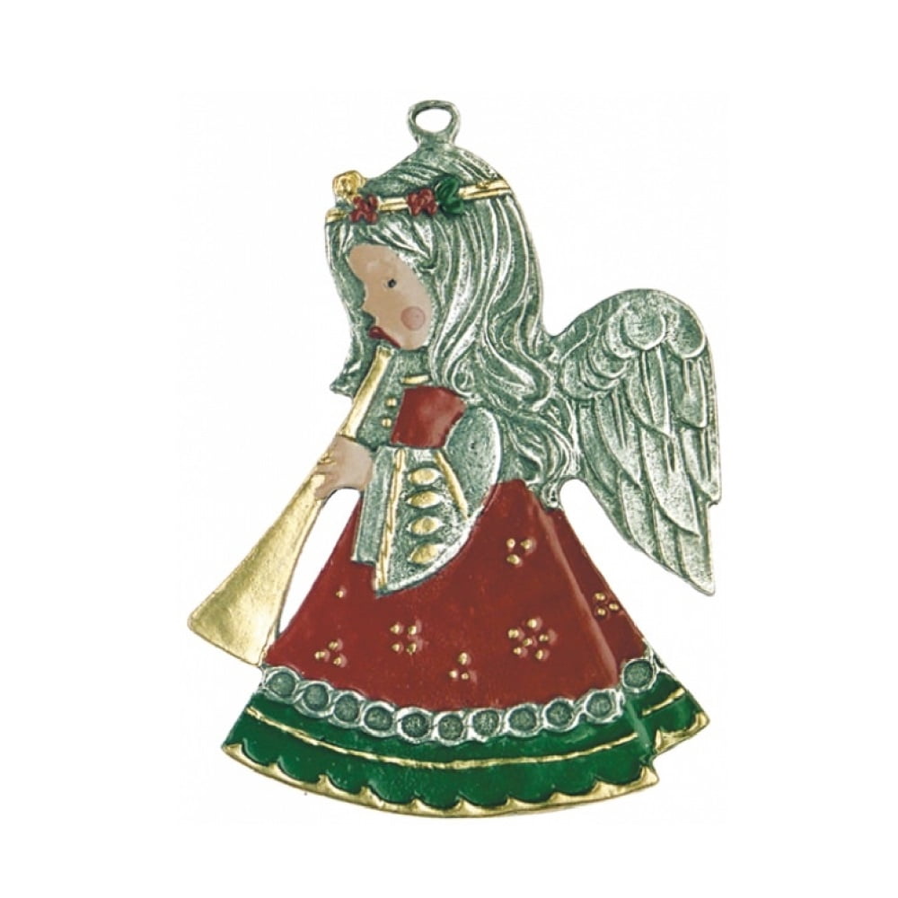 Musical Angel German Pewter Christmas Tree Ornament Decoration Made in ...