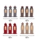 thumbnail image 1 of pstuiky Juego de bolsas de lino para botellas de vino, juego de etiquetas de lino para botellas de vino tinto, 1 of 7