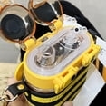 thumbnail image 4 of Bee Cute Portable With High Beauty Creative Double Drinking Cups Girls' Cups For Children And Students To Go To School,Yellow, 4 of 7