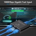 thumbnail image 3 of Divisor Ethernet PVBCTCSID de 1 a 3 redes de 1000 Mbps con USB, 3 of 7