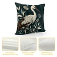thumbnail image 4 of Crane Bird Butterflies Floral Flowers Throw Pillow Covers  Decorative Pillowcases Soft Cushion Covers for Sofa Couch Bed Home Decor,, 4 of 5