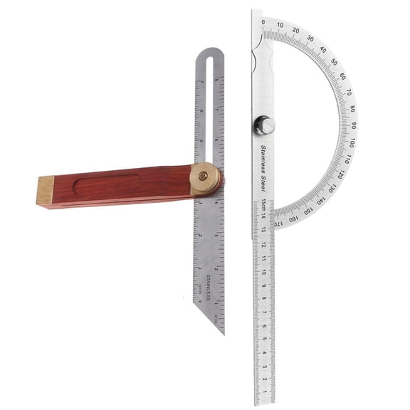 Ciwanning Multiple Angles Sliding T-Bevel Angles Rulers Protractors 360 Degree Adjustable Rulers