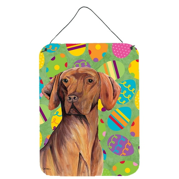 Vizsla Easter Eggtravaganza Wall or Door Hanging Prints