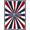 Red White Blue, Pattern 16, variant on ODIKA Patriotic Striped Stars Festive Generic Door Independence Front Border Refined Pet Friendly & Kids Safe Play for Playroom, Bedroom, Reading Nook
