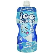 Ice Bites Flavored Ice Snowcone on The Go, Bubble Gum, 8 fl oz, 1 Count, Gluten-Free
