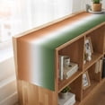 thumbnail image 6 of Sage Green Orange Ombre Table Runner, Abstract Modern Gradient Washable Cotton Linen Table Runners 70 Inches Long, Dresser Scarf Runner for Dining/Kitchen/Coffee/TV Stands/Cabinets 13''x70'', 6 of 9