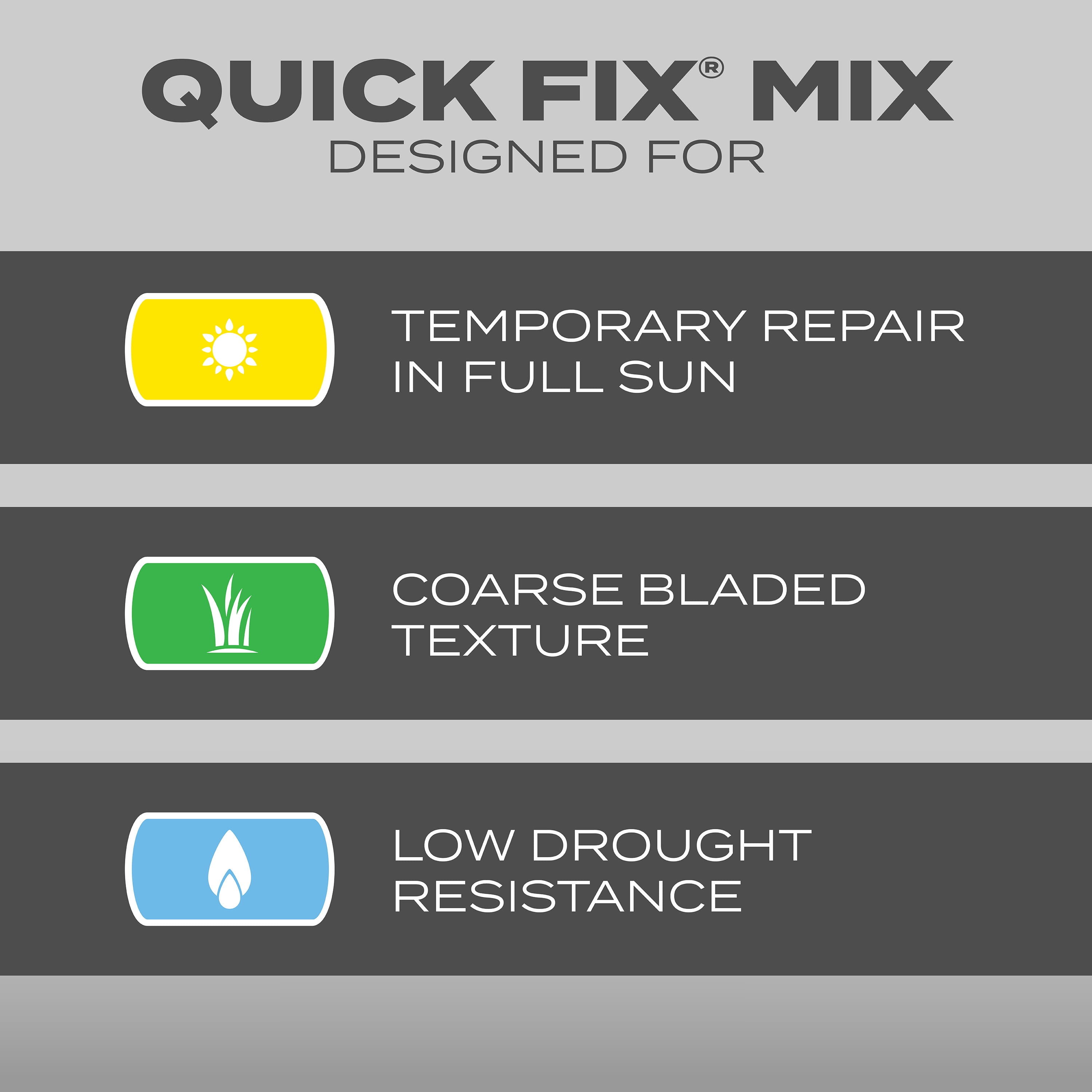 Scotts Turf Builder Grass Seed Quick Fix Mix, 3 lbs.