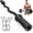 Black, variant on Olympic EZ Curl Barbell Bar, 47” Strength Training EZ Bar for Weight Lifting,Hip Thrusts,Biceps, triceps, Back/Leg Muscle Exercise,Chrome Curling Bar for 2 Inch Weight Plates,with 2 Spring Collars