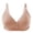 Beige, variant on Cotton Thin Push Up Bras for Middle and Elderly Trendy Embossed No Show Underwear Women's Wireless Bralettes