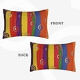 thumbnail image 4 of YFYANG Super Soft Rectangular Plush Cushion Cover (Without Pillow Insert), Abstract Stripe Art Comfort and Non-Pilling Hidden Zip Bedroom Sofa Pillowcases, 20"x30", 4 of 9