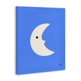thumbnail image 3 of Stupell Industries Mid-Century Blue Crescent Moon Face Canvas Art, 16 x 20, by Jessica Beck, 3 of 8