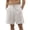 Light Ashy, variant on Men's Soild Color Cotton Linen Casual Shorts, Elastic Waist Classic Summer Beach Shorts for Men, Soft Breathable Relaxed Fit Lounge Shorts with Pockets Brown L