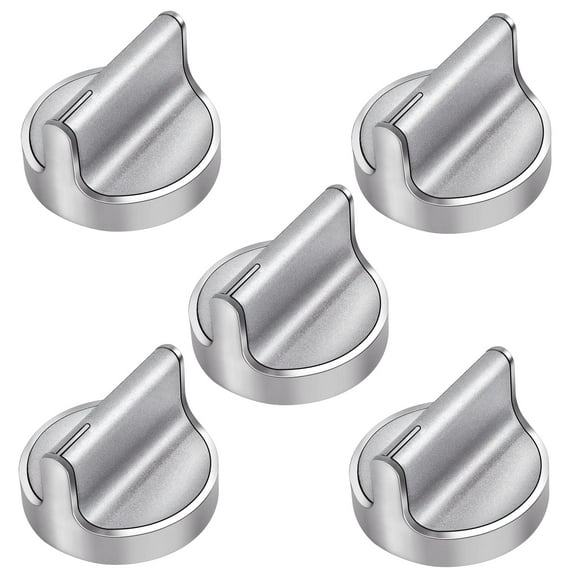 ???????? ???????????????? W10594481 Gas Range Stove Knobs 5Pcs Replaces For Whirlpool Range/Oven Wcg97Us6Ds00 Wcg97Us0Ds00 - W10594481 Stainless Steel Cooker Stove Control Knobs Replaces Ap6023301