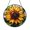 Acrylic 3.5 Inch, variant on Stained Glass Sunflower Bloom Window Hanging Art2401