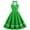 Green, variant on Zpanxa Women's Vintage 1950s Retro Sleeveless Dress, Hatler Solid Banquet Dresses, Autumn Casual Tunic Swing Shirt Dress, Halloween Party Dress Elegant Midi Evening Dresses Hot Pink XXL