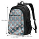 thumbnail image 5 of Balery Popcorn Mochila con carga USB para hombre y mujer - Mochila impermeable y antirrobo para laptop con puerto USB para viajes, trabajo, 5 of 7
