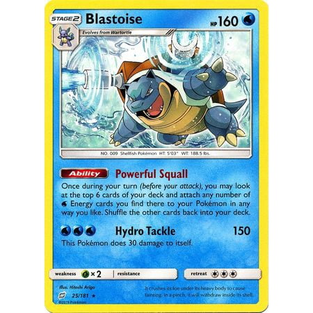 Pokemon Team Up Blastoise #25