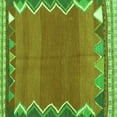 thumbnail image 1 of Ahgly Company Indoor Square Oriental Green Traditional Area Rugs, 3' Square, 1 of 1