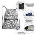 thumbnail image 3 of Naloa Snake Drawstring Backpack String Bag Cinch Water Resistant for Gym Shopping Sport Yoga, 3 of 6