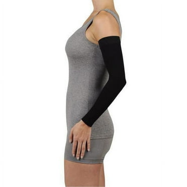 Juzo 3511 Dynamic (Varin) Open Toe Knee w/Sil. 3.5cm Band - 20-30 mmHg Reg Black V