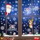 thumbnail image 1 of Pegatinas navideñas reutilizables para ventanas, decoraciones electrostáticas para ventanas navideñas 189 pegatinas navideñas de PVC para ventanas Copo de nieve Decoración navideña de Papá Noel y, 1 of 5