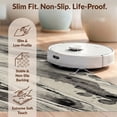 thumbnail image 6 of Design&I 2'x3' Ultra Soft Door Mat, Large Under Fluid Stroke Motif Contrasting Monochrome Abstract None Fluffy Washable Easy Care Indoor rug for Bedside Entryway, 6 of 7