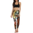 thumbnail image 5 of Harley Quinn Joker Yoga Pants Women High Waisted Tummy Control Non See-Through Elastic Running Workout Yoga Leggings Pants, 5 of 7