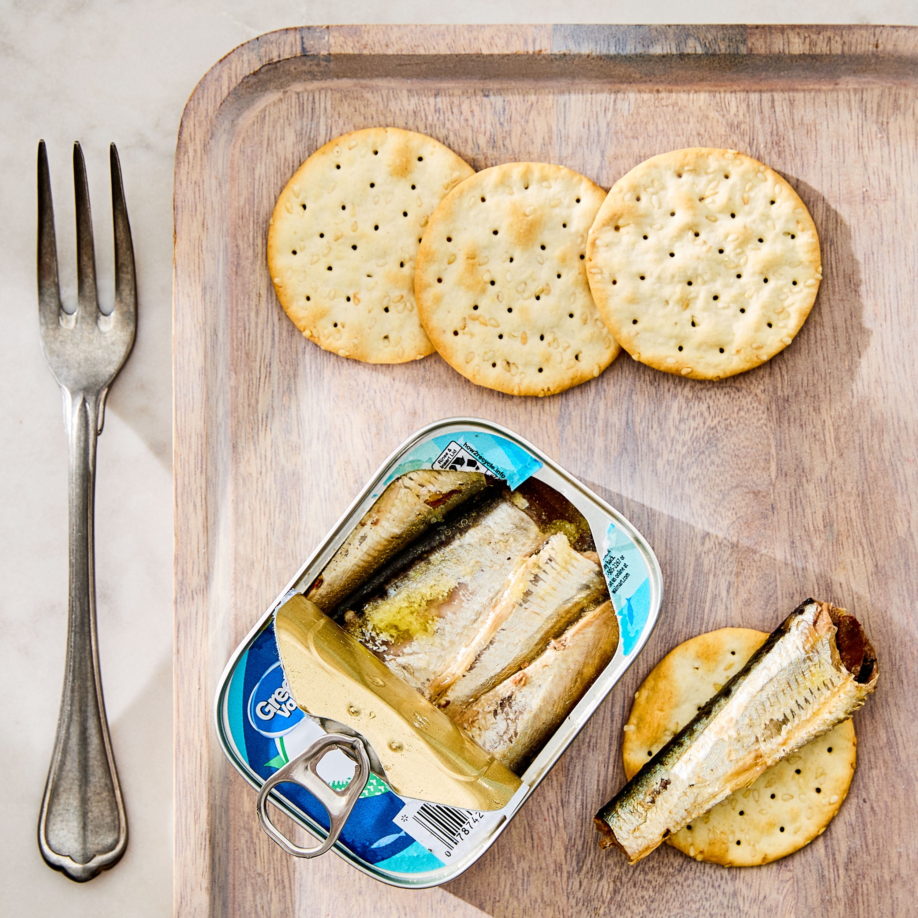 Great Value Sardines in Water, 3.75 oz