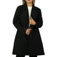 thumbnail image 5 of Panda Uniform by HeedFit 36" Notch Collar Women’s Lab Coat – 2XL Black, 5 of 7