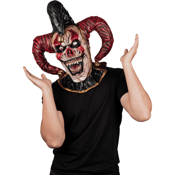 Mascara Bufon Terror Disfraz Horror Halloween Macabro Payaso Diabolico