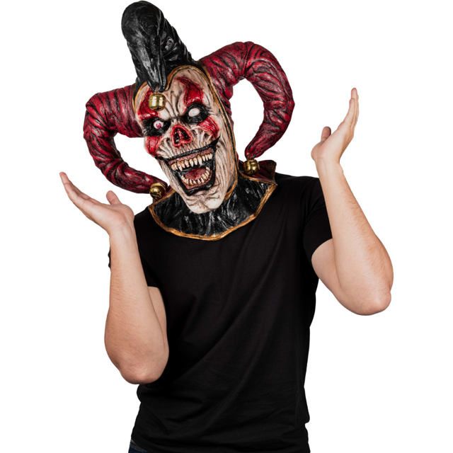 Mascara Bufon Terror Disfraz Horror Halloween Macabro Payaso Diabolico