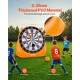 thumbnail image 4 of Inflatable Soccer Dart Board Over 6 Feet with 4 Kick Balls, 12 Tennis Balls, Electric and Manual Pumps, Scoreboard, Marker, Ground Stakes, Repair Patches, and Storage Bag for Outdoor Fun and Parties, 4 of 11