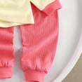 thumbnail image 4 of Vestido de manga larga una línea para las mujeres Estilo Niños impreso cuello redondo blusa y pantalones dos piezas Conjunto de manga larga vestido corto, 4 of 5