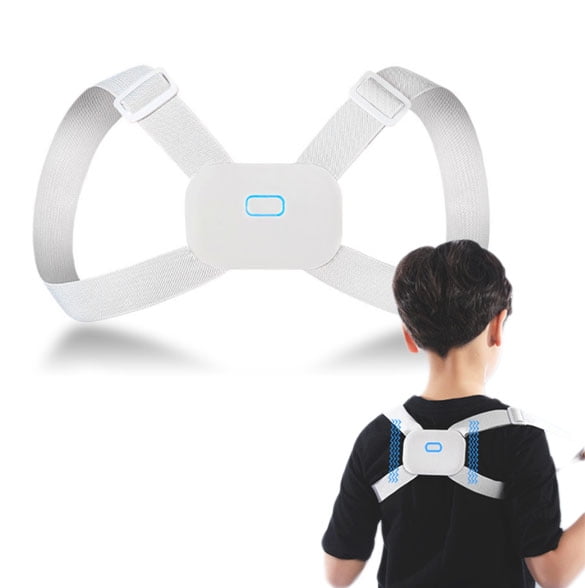 Amerteer Posture Corrector for Women and Kids with Intelligent Sensor Vibration Reminder Adjustable Back Brace Straightener Smart Posture Reminder and Humpback Correction Trainer