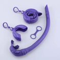 thumbnail image 2 of Foldable Silicone Snorkel with Compact Storage Case for Women Men, Roll-up Snorkel, Wet Breathing Tube for Snorkeling, 2 of 4
