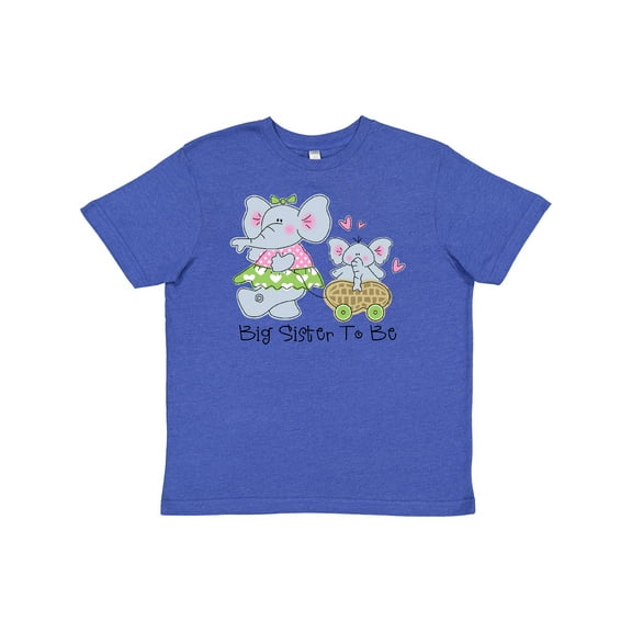 Inktastic Elephant Future Big Sister Youth T-Shirt