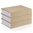 thumbnail image 1 of MesaSe Simulation Book  3 Pcs Faux Book Decorative Blank Books DIY Crafts False Book for Hotel Home Coffee Table and Shelf Decor, 1 of 8