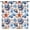 Starfish-5, variant on Boho Mid Century Kitchen Curtains Rod Pocket Bohemian Palm Leaf Abstract Modern Terracotta Arch Small Short Cafe Curtain Geometric Window Treatment Drapes Home Decor 27.5W X 39L Inch 2 Panels