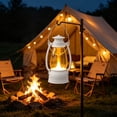 thumbnail image 6 of LED Vintage Lantern Night Light Electronic Candle Lamp Flickering Flameless Light Portable Hanging Lantern for Halloween Christmas Wedding Party Tabletop Home Decor Ambient Lighting Display, 6 of 7