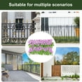 thumbnail image 5 of 1*Artificial Flower Clearance! Garden Mesh Expandable Garden Fence Artificial and Violet Garden Background Decoration Retractable Artificial Flowers (1Pcs), 5 of 8