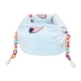 thumbnail image 4 of Hamster Hanging Warm Bed, Stylish Skin Friendly Comfortable Strawberry Pattern Hamster Hanging Hammock Color Chain Plush  For Resting For Hedgehog S,M,L, 4 of 8