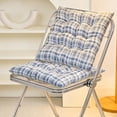 thumbnail image 6 of Anckoeil Plaid Flock Seat Cushion, Super Soft Breathable Chair Pad Cushion for Kitchen, Dining Room & Living Room, 6 of 6