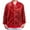 Red, variant on Men's Sequin Baseball Jacket Fashion Outerwear For Casual Style